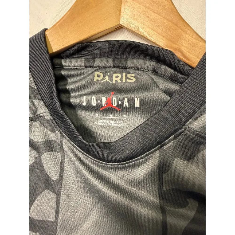 JORDAN PARIS SAINT GERMAIN THIRD JERSEY 23/24 BLACK/GRAY Mens M 🚨looks small